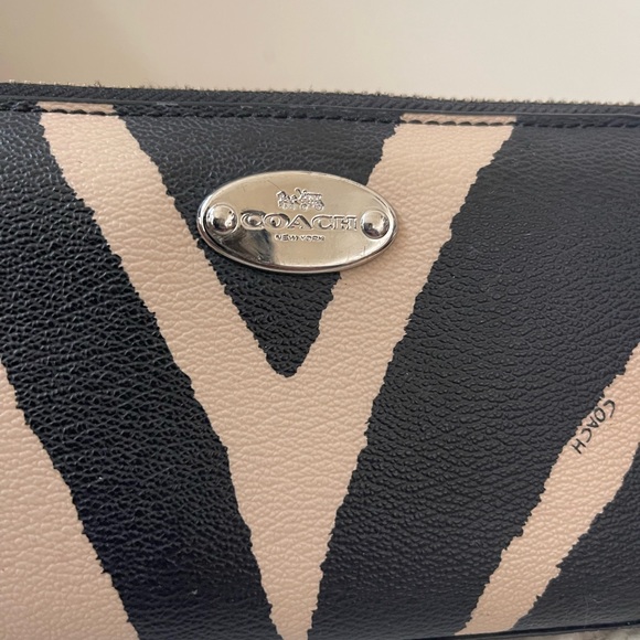 Coach Zebra Print Wallet - Picture 3 of 5